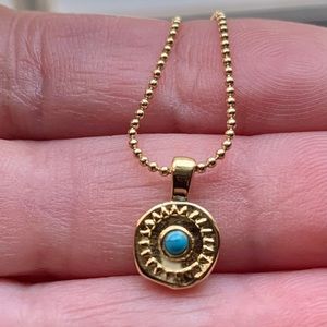 Gorjana Cruz Coin necklace